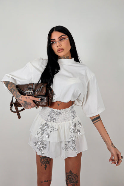 Panta gonna Shine - Bianco