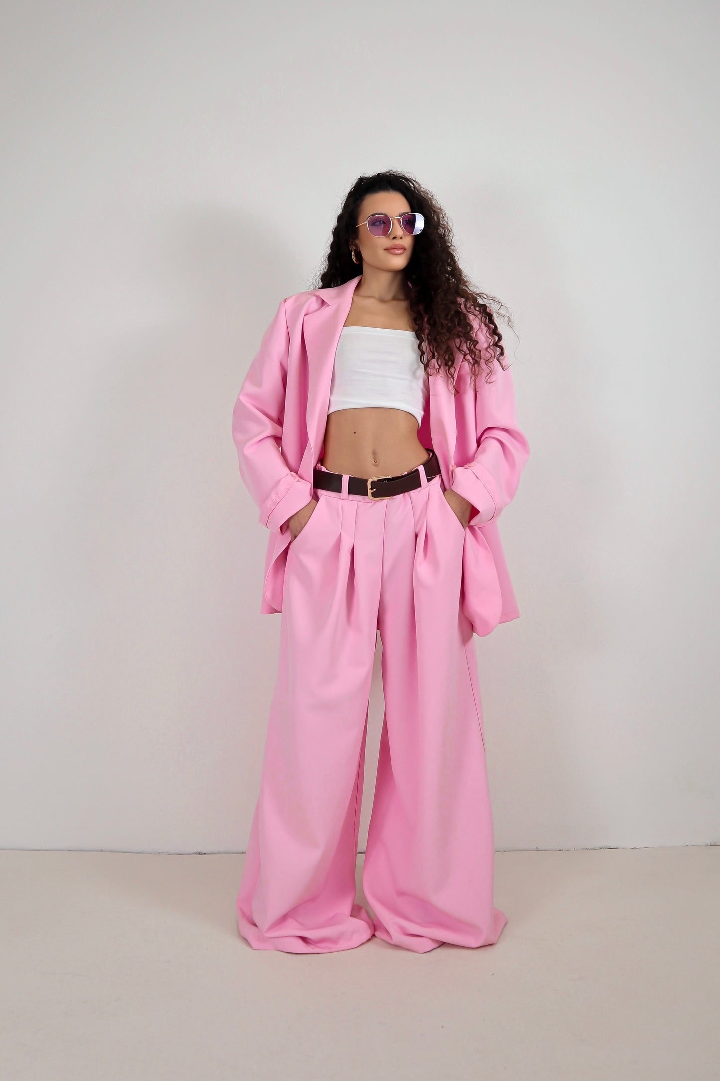 Tailleur Oversize Sugar - Rosa
