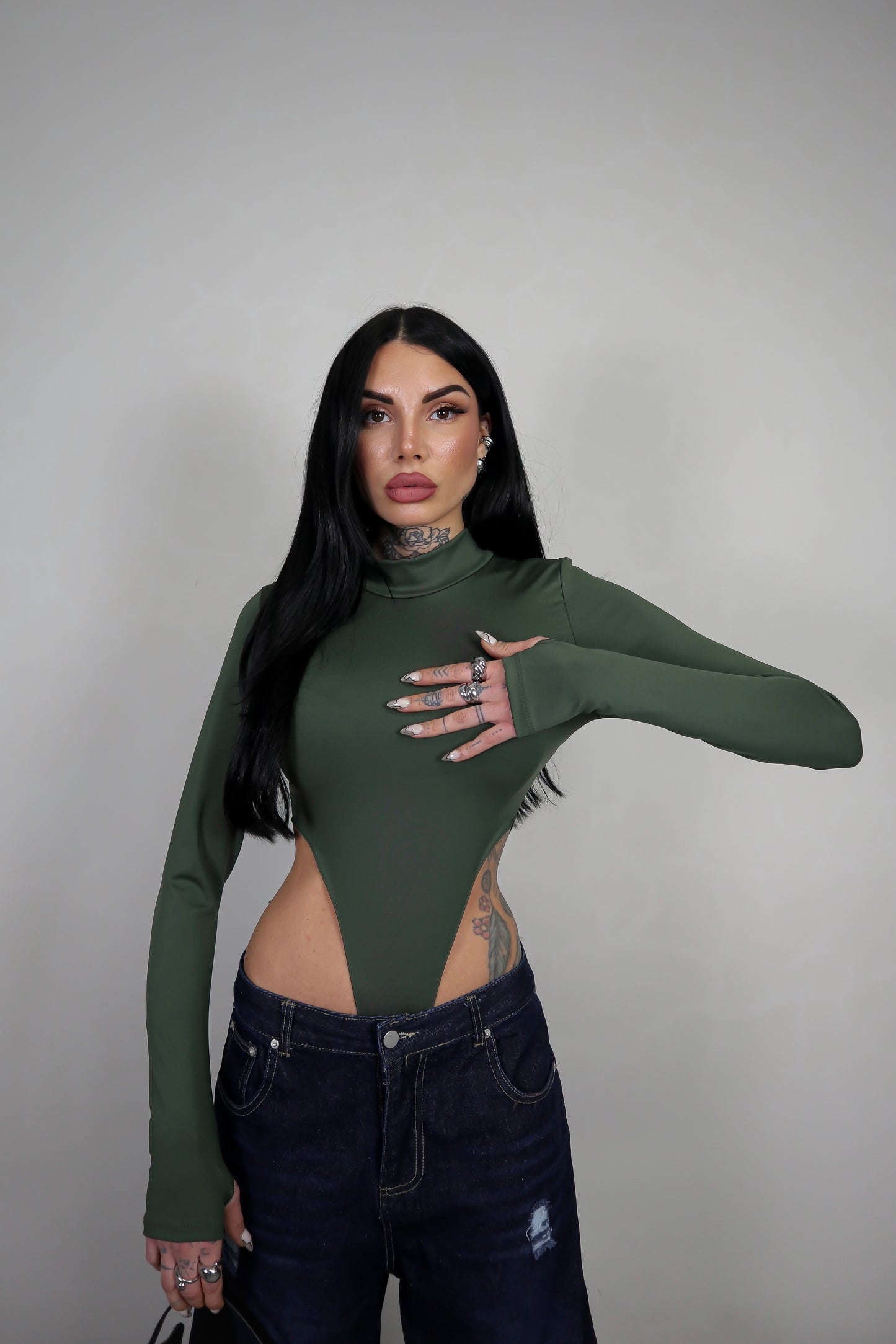 Body Sgambato Guantino - Verde Militare