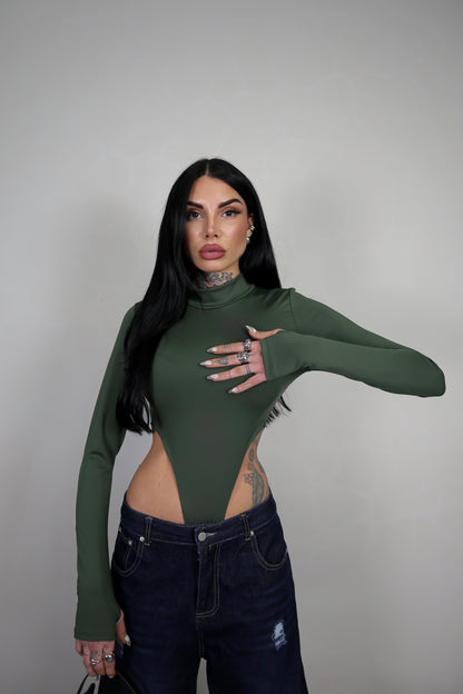 Body Sgambato Guantino - Verde Militare