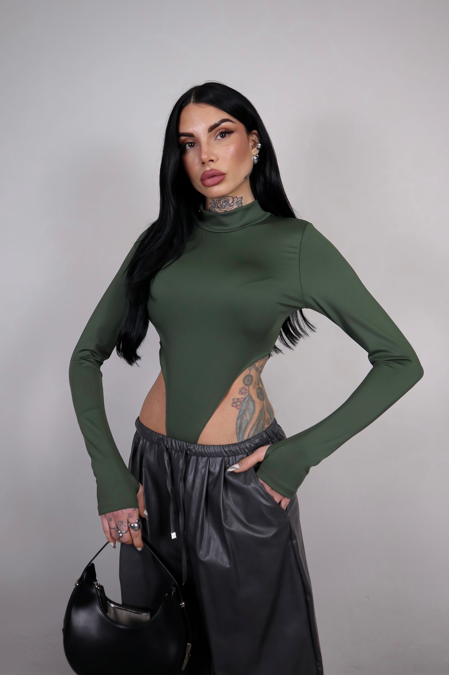 Body Sgambato Guantino - Verde Militare