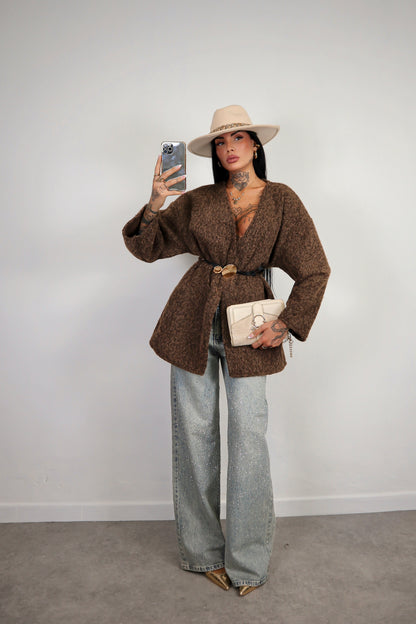 Cardigan Nala - Marrone