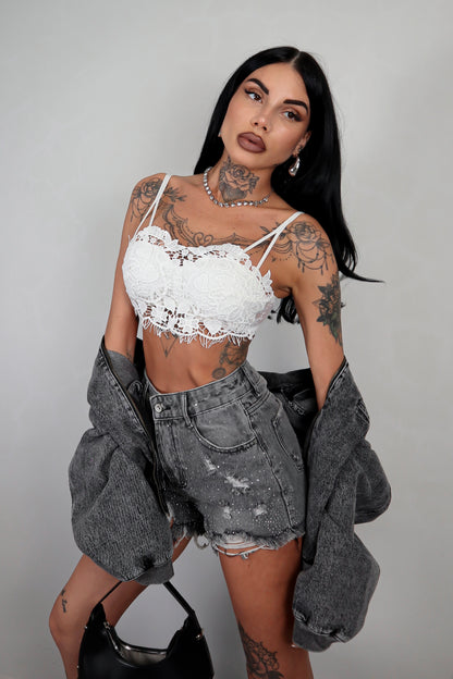 Top in pizzo Roxana - Bianco