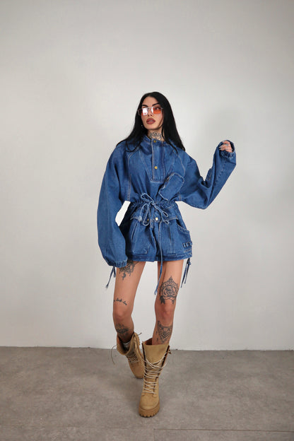 Abito Parka Denim