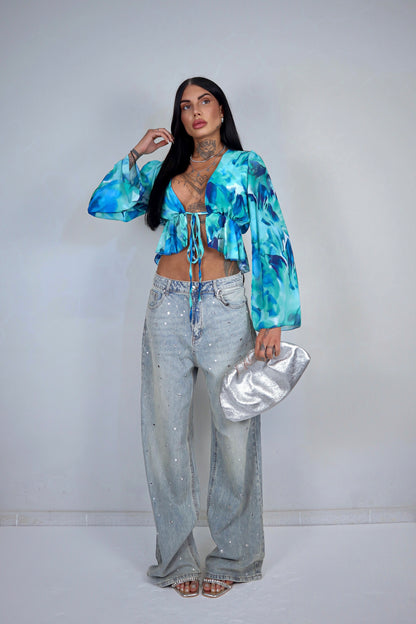 Blusa Antartide - Verde&Blu
