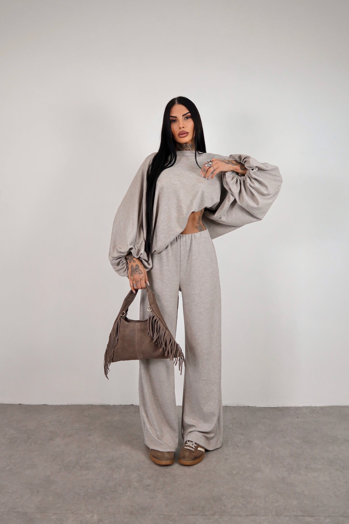 Completo in maglia Isadora -  Sabbia