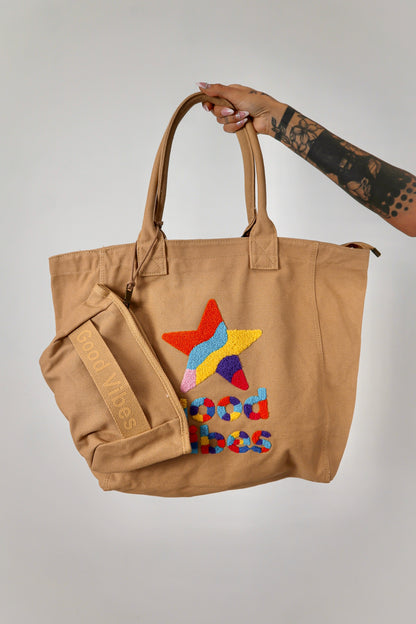 Borsa mare Good Vibes