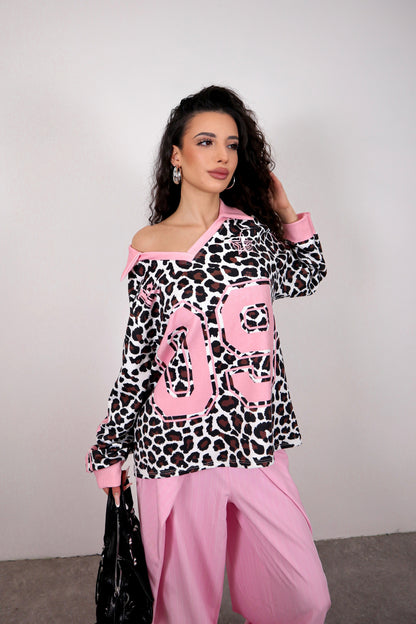 Maglia Football Leo - Rosa