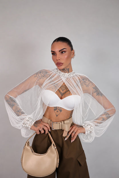 Coprispalle Anita - Bianco
