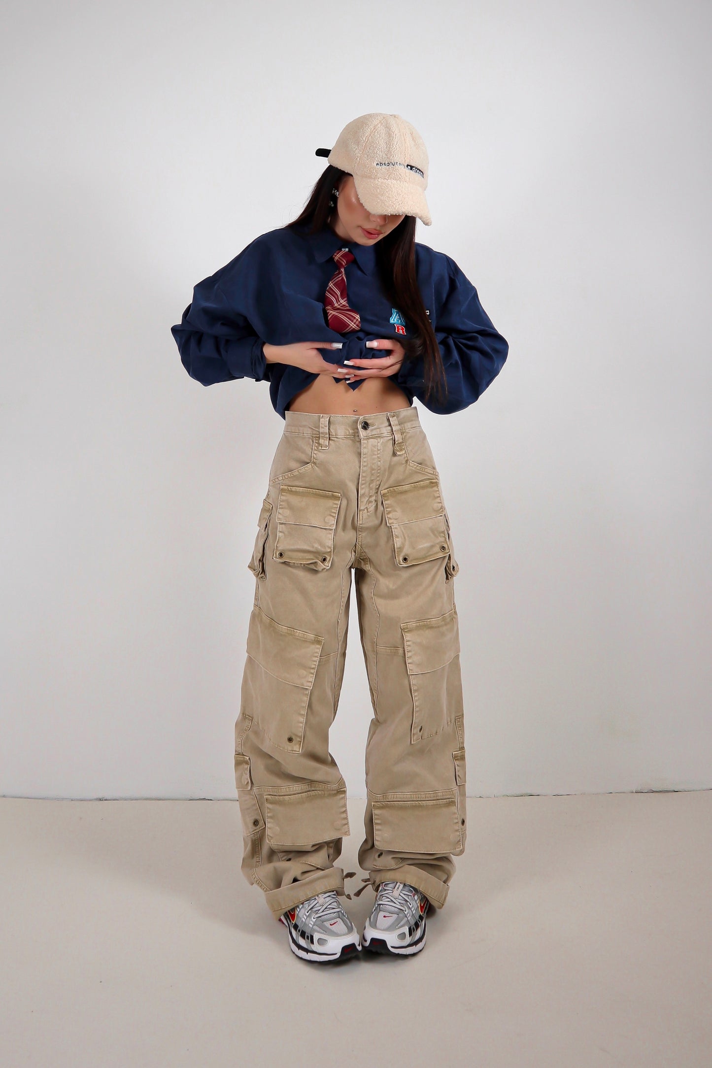 Jeans Cargo Karlie - Beige