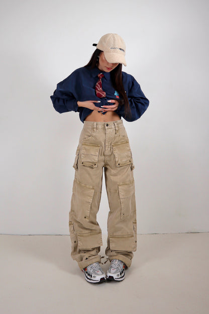 Jeans Cargo Karlie - Beige