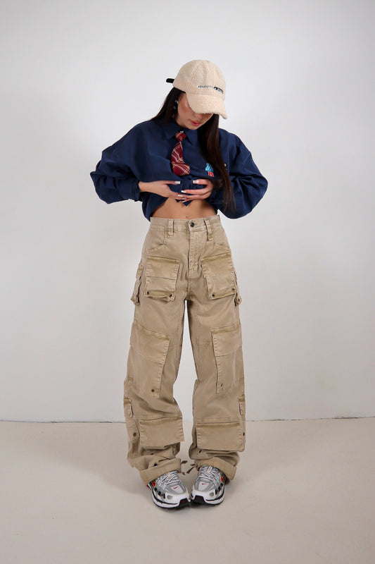 Jeans Cargo Karlie - Beige