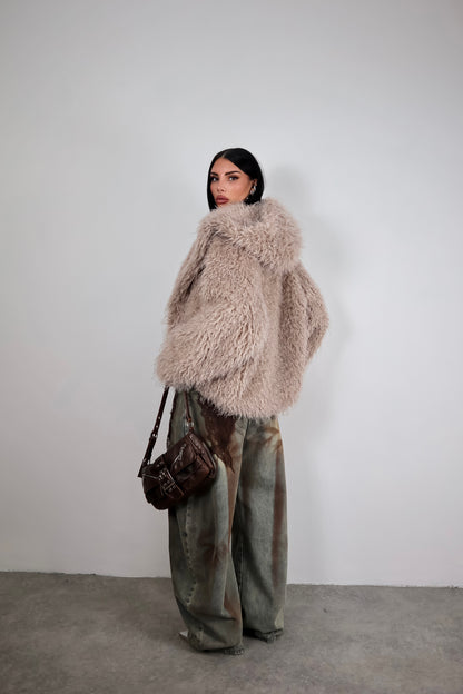 Pelliccia Mongolia - Beige