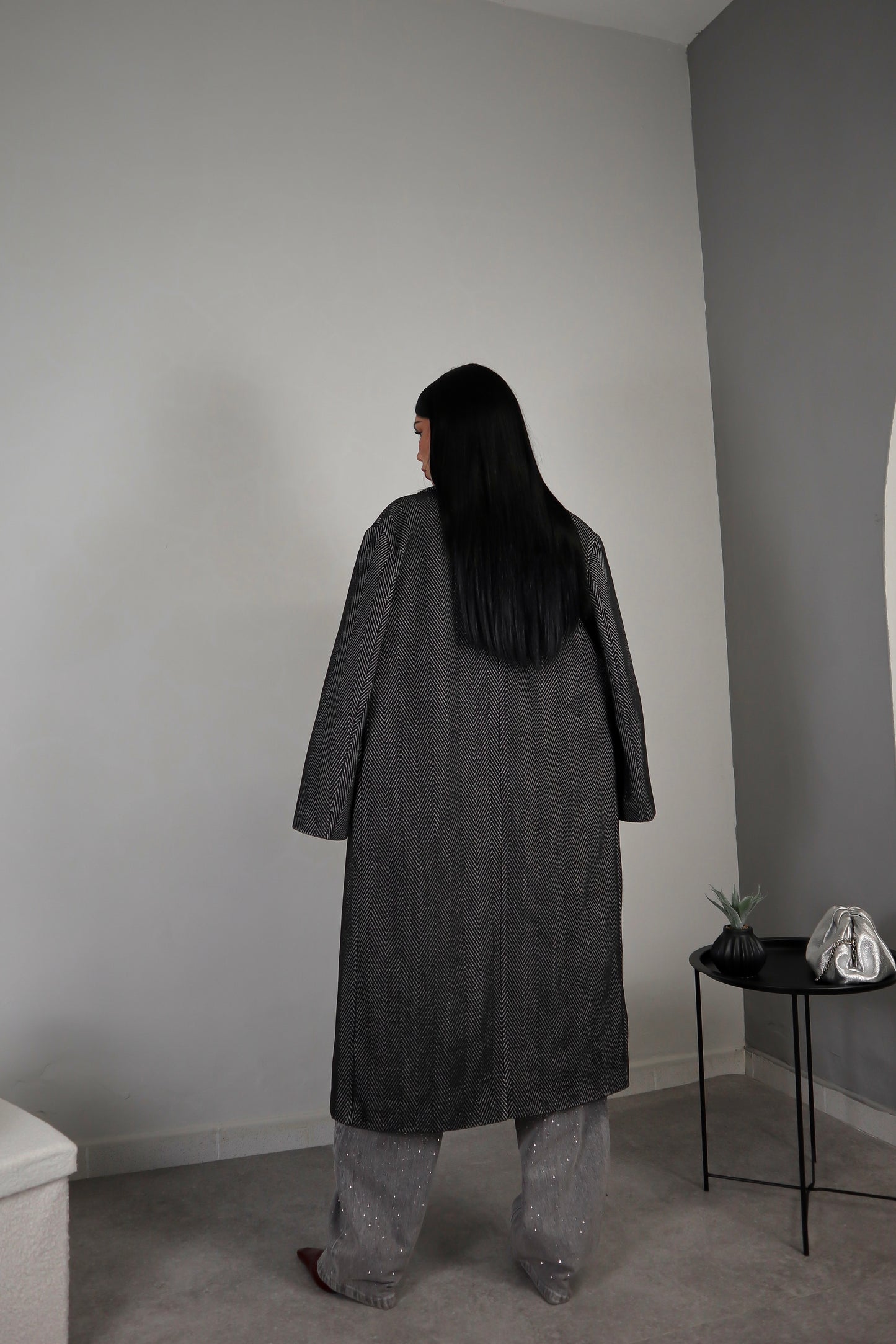 Cappotto Over Spigato
