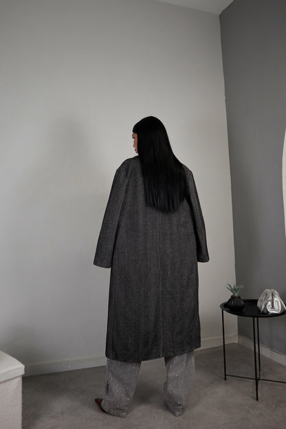 Cappotto Over Spigato