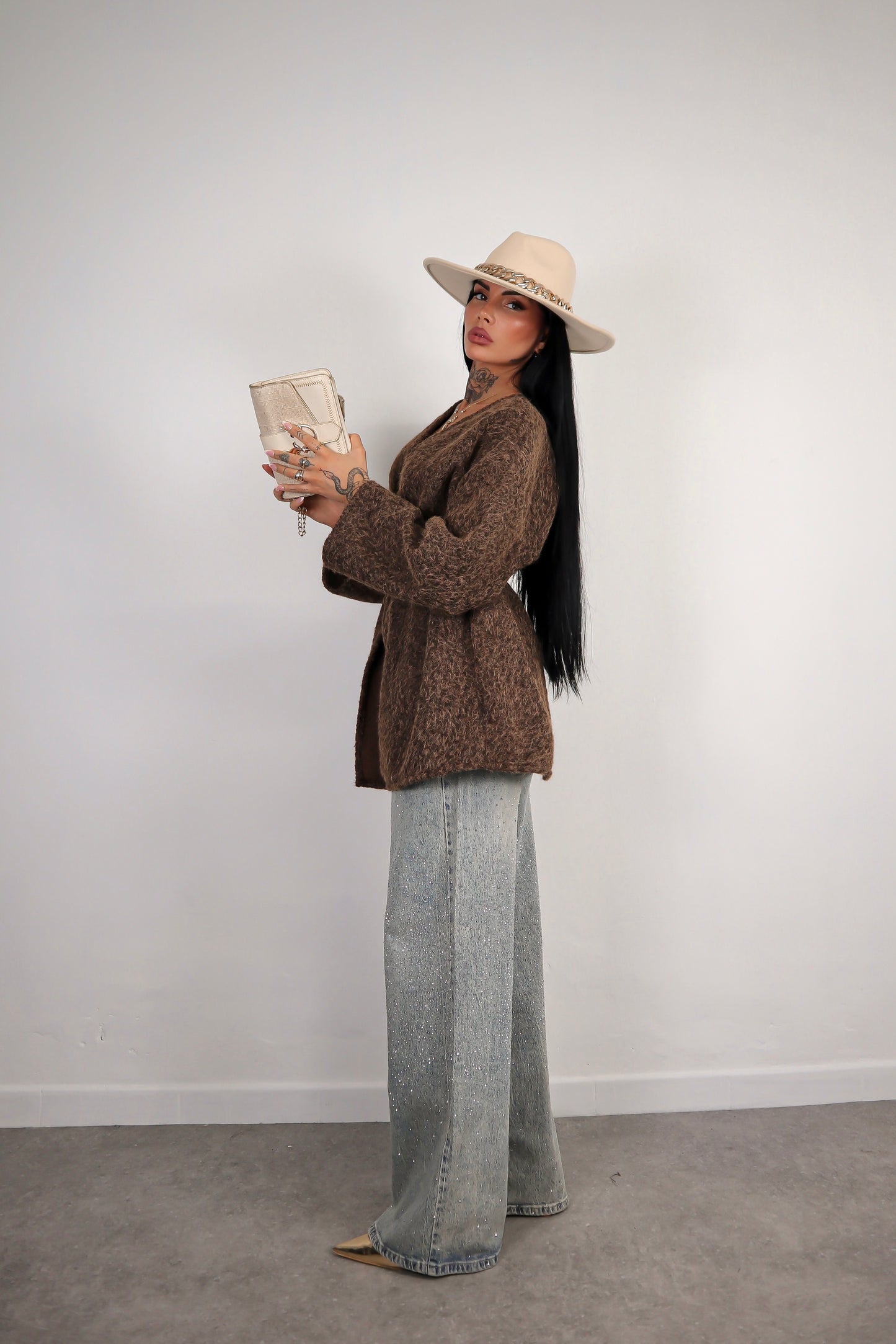 Cardigan Nala - Marrone