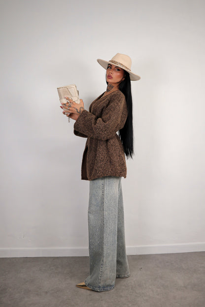 Cardigan Nala - Marrone