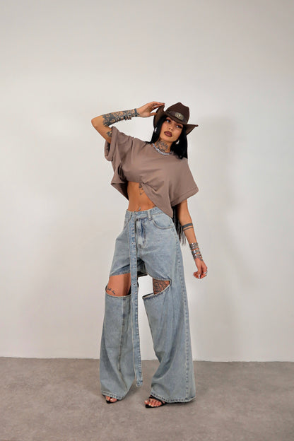 Jeans cut out Bryanna