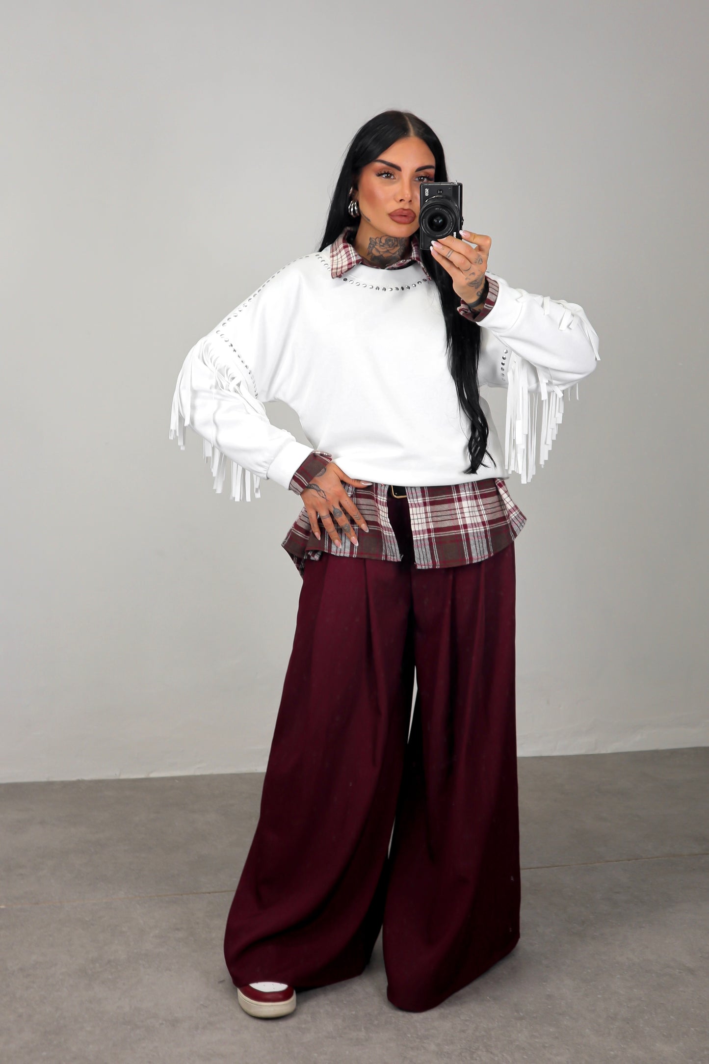 Pantalone Formal - Bordeaux