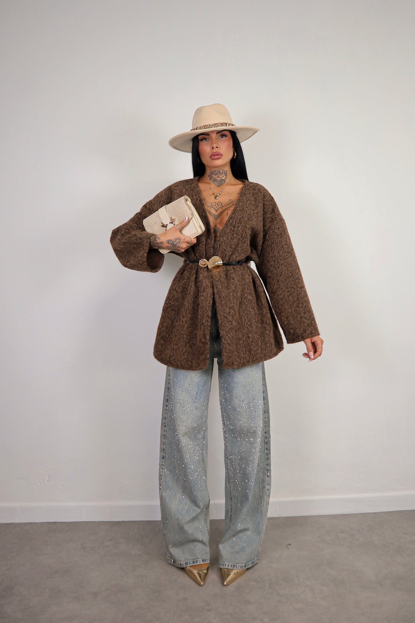 Cardigan Nala - Marrone
