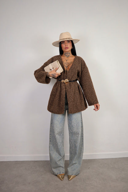 Cardigan Nala - Marrone