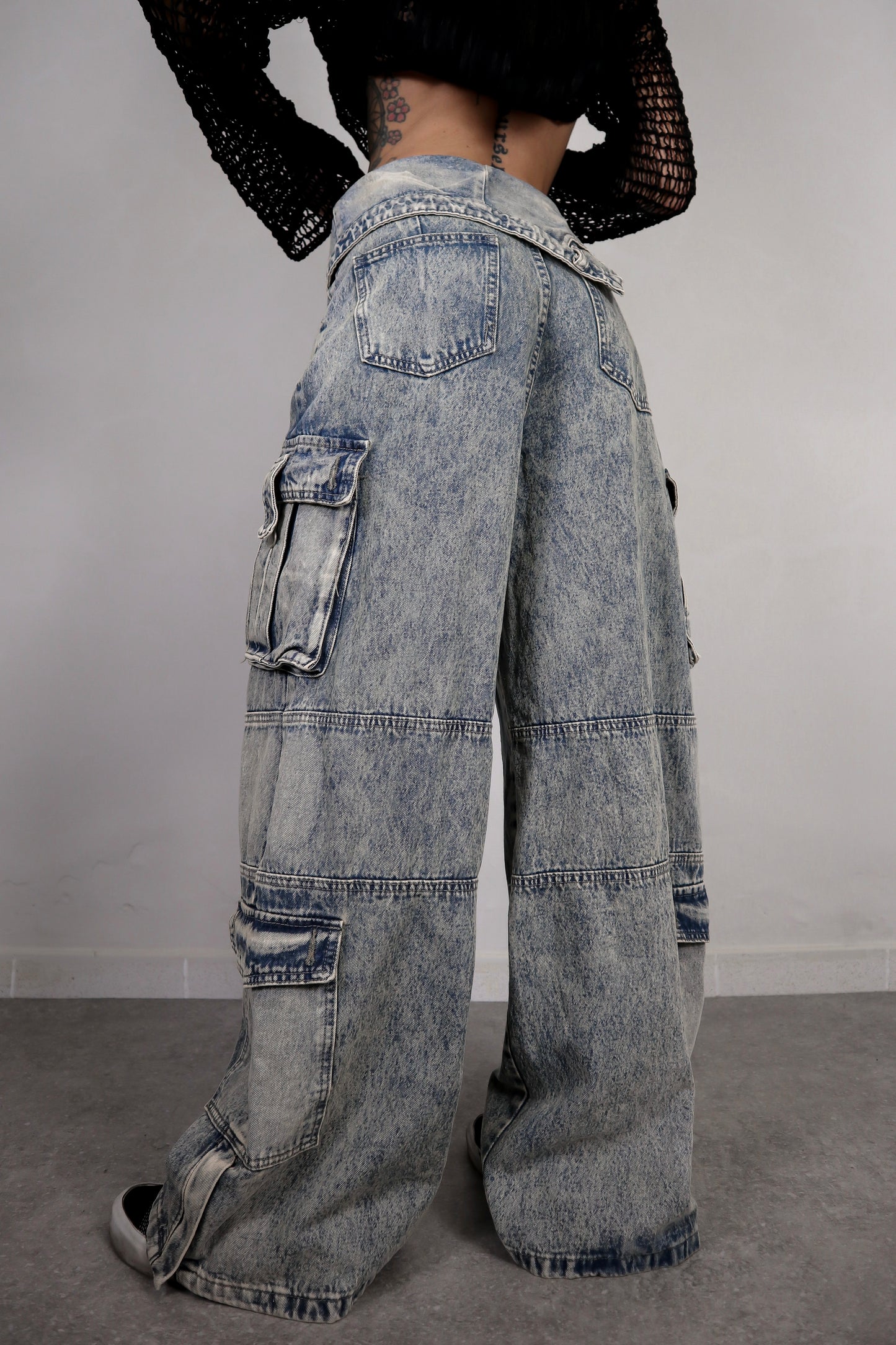 Jeans Cargo Risvolto
