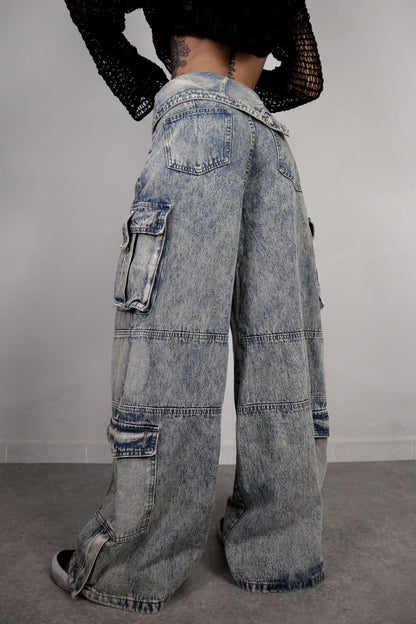 Jeans Cargo Risvolto