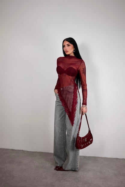 Maglia Alma - Bordeaux