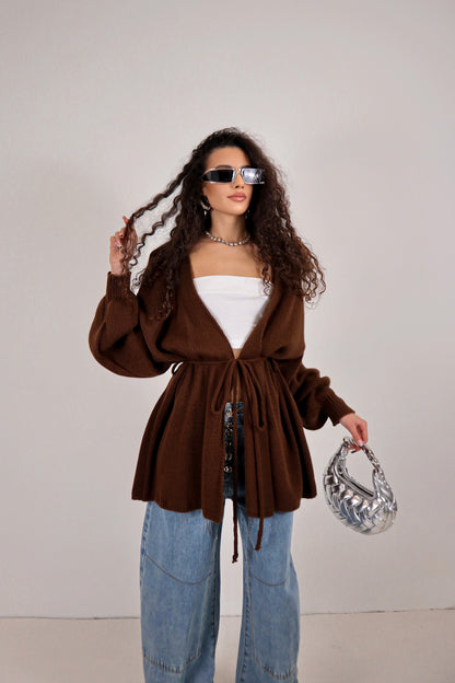Cardigan Alice - Marrone