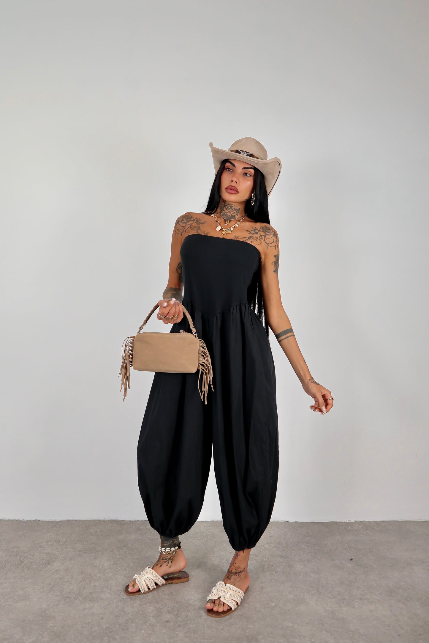 Tuta intera / pantalone Abibi - Nero