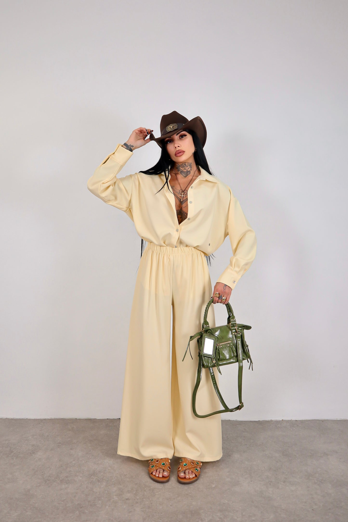 Completo Dorotea - Giallo pastello