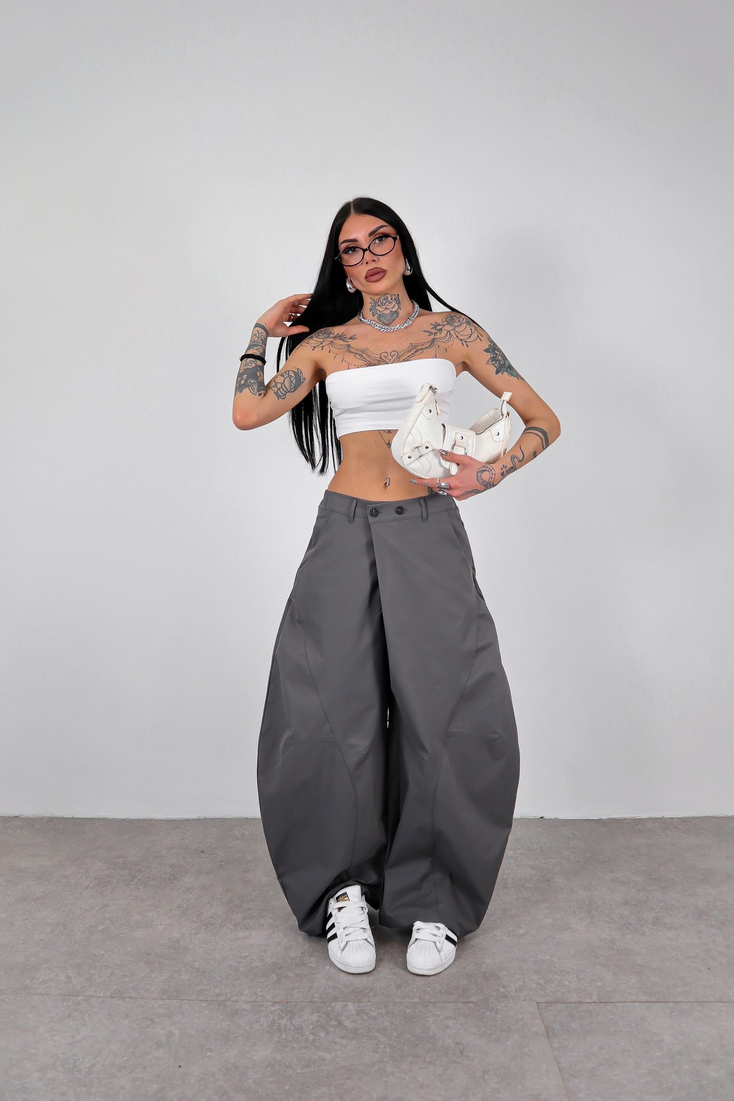 Pantalone balloon Noah - Grigio piombo