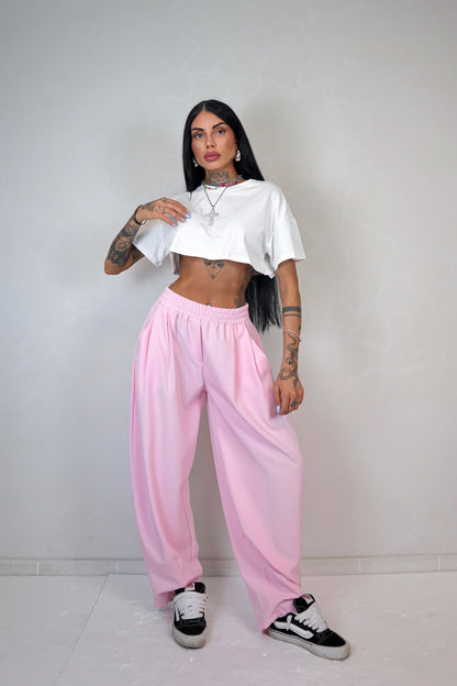 Pantalone Smart - Rosa