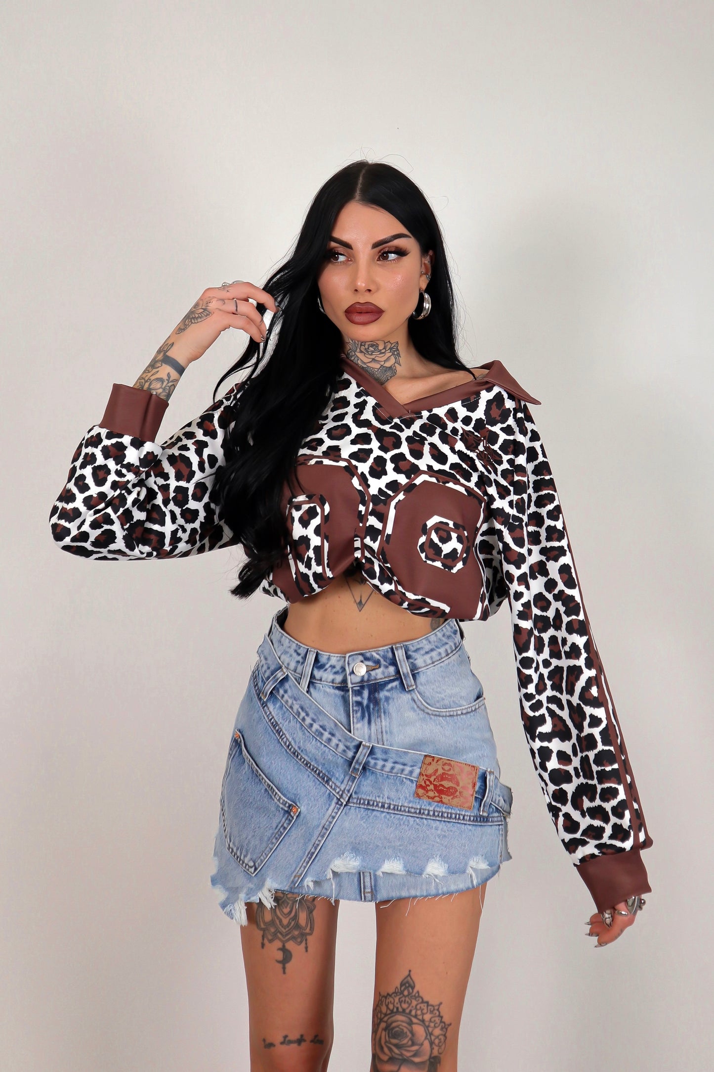 Maglia Football Leo - Marrone