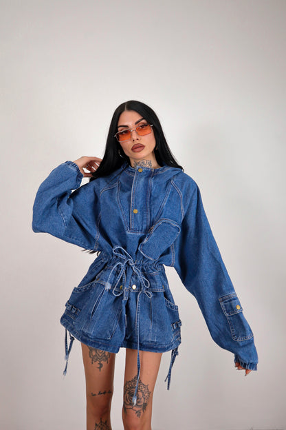 Abito Parka Denim