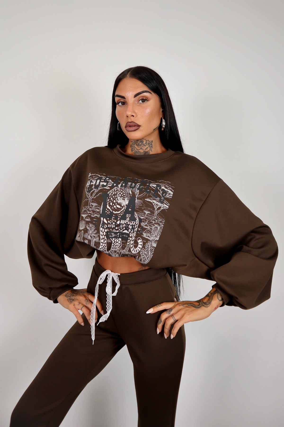 Completo tuta California - Marrone