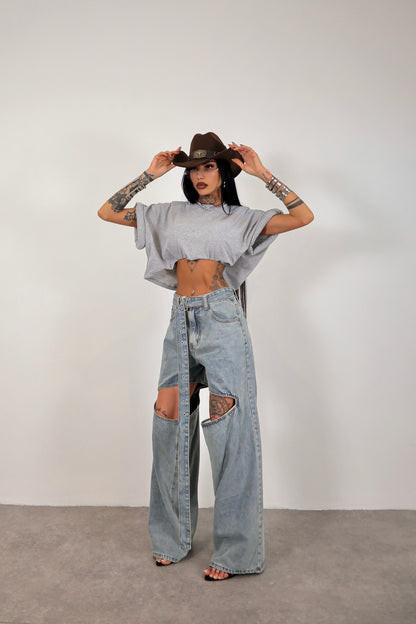 Jeans cut out Bryanna