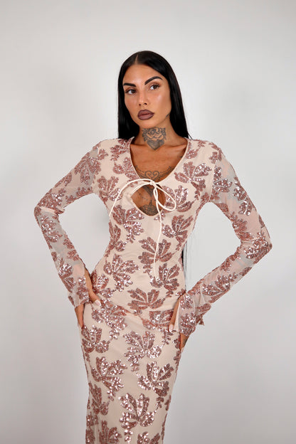 Abito Crystal - Nude