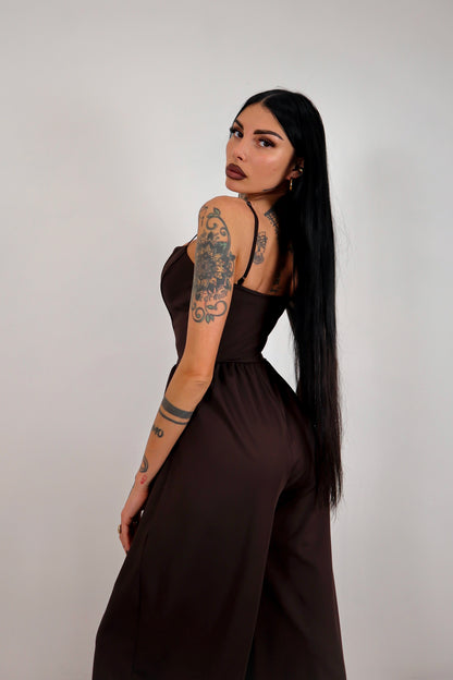 Tuta intera Halima - Marrone